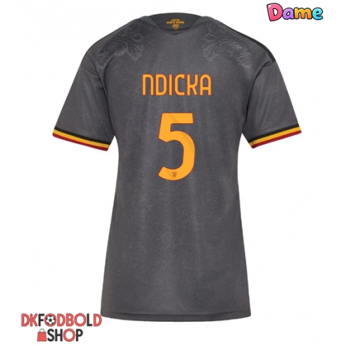 AS Roma Evan Ndicka #5 Tredje trøje Dame 2026-27 Kort ærmer